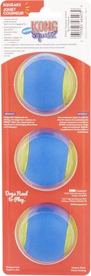 Show full view: KONG Squeezz Action Ball Dog Toy, Blue, Medium slide 6 of 8