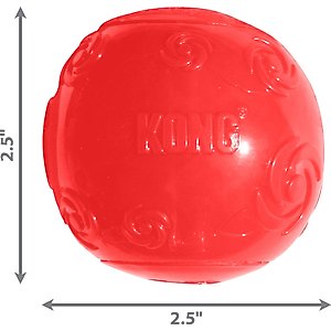 KONG Squeezz Ball Dog Toy, Color Varies, Medium