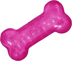 KONG Squeezz Crackle Bone for Dogs, Color Varies, Medium