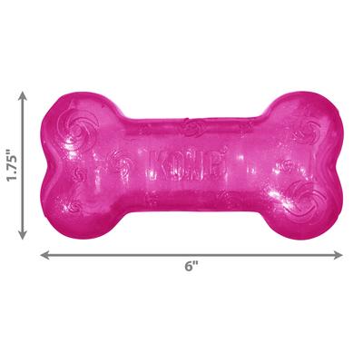 Show full view: KONG Squeezz Crackle Bone for Dogs, Color Varies, Medium slide 3 of 7
