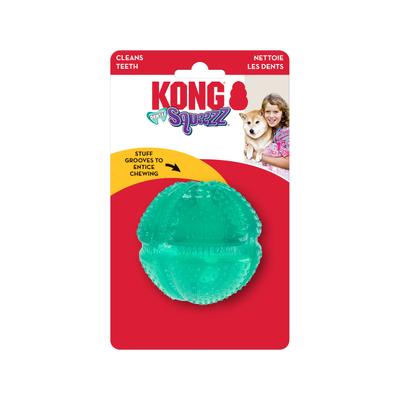 Show full view: KONG Squeezz Dental Ball Dog Toy slide 4 of 5