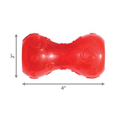 Show full view: KONG Squeezz Dumbbell Dog Toy, Color Varies, Small slide 4 of 8