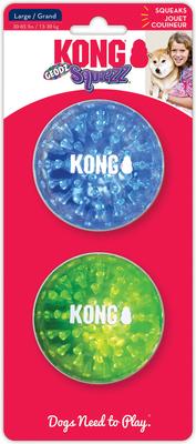 Show full view: KONG Squeezz Geodz Squeaky Dog Toy, Large, 2 count slide 4 of 6