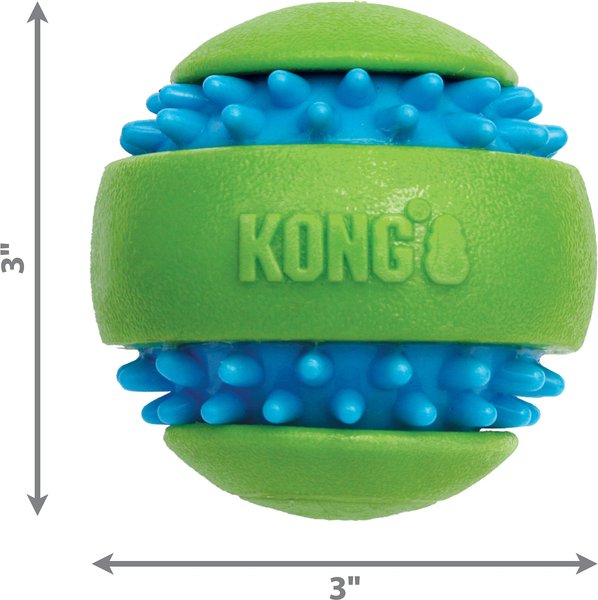 KONG Squeezz Goomz Ball Squeaky Plush Dog Toy