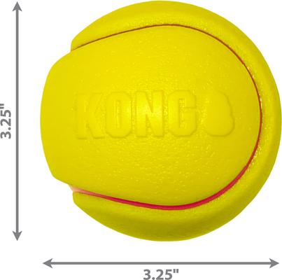 Show full view: KONG Squeezz Tennis Assorted Dog Toy, Color Varies, Large slide 2 of 6