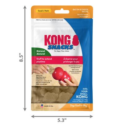 Show full view: KONG Stuff'N Bacon & Cheese Snacks Dog Small Treats, 7-oz bag slide 7 of 9