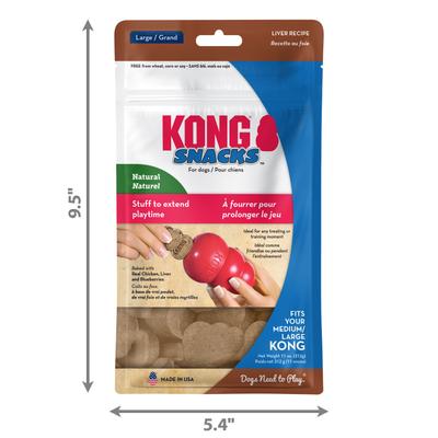 Show full view: KONG Stuff'N Liver Snacks Crunchy Dog Treats, 11-oz slide 8 of 10