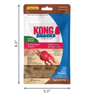 Show full view: KONG Stuff'N Liver Snacks Crunchy Dog Treats, 7-oz slide 8 of 10