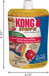 KONG Stuff'N Peanut Butter, Banana & Bacon Lickable Dog Treat, 6-oz pouch slide 2 of 4