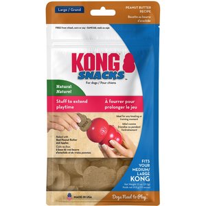 KONG Stuff'N Peanut Butter Snacks Large Dog Treats, 11-oz