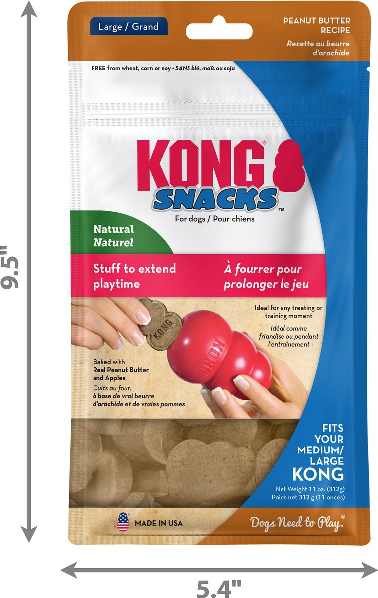 KONG Stuff'N Peanut Butter Snacks Large Dog Treats
