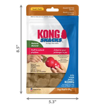 Show full view: KONG Stuff'N Peanut Butter Snacks Small Dog Treats, 7-oz pouch slide 8 of 10