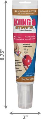 Show full view: KONG Stuff'N Real Peanut Butter Dog Treat, 10-oz bundle slide 4 of 9
