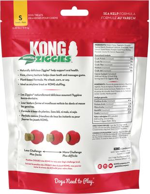 Show full view: KONG Enhanced Ziggies Plant Based Dog Chew, Small, 12 count slide 9 of 12
