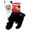 Show in main carousel: KONG Toughz Llama Squeaky Plush Dog Toy, Black/White, Medium slide 4 of 6