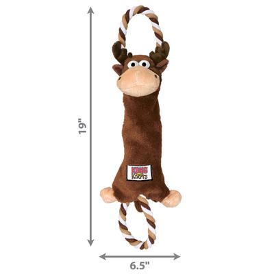 Show full view: KONG Tuggerknots Moose Dog Toy, Medium/Large slide 4 of 7