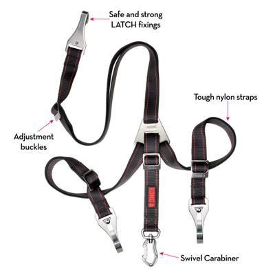 Show full view: KONG Ultimate Safety Tether Dog Seat Belt slide 4 of 9