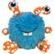Show in main carousel: KONG Whipples Assorted Tough Squeaky Dog Plush Toy, Orange/Blue, X-Large slide 1 of 6