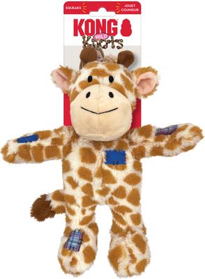 Show full view: KONG Wild Knots Giraffe Dog Toy, Yellow, Medium/Large slide 4 of 6