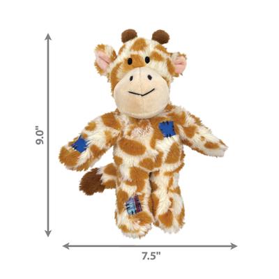 Show full view: KONG Wild Knots Giraffe Dog Toy, Yellow, Small/Medium slide 3 of 6