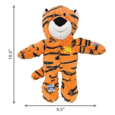 Show full view: KONG Wild Knots Tiger Dog Toy, Orange, Medium/Large slide 2 of 5