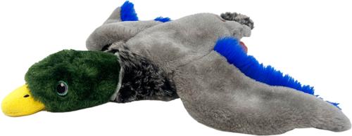 Show full view: KONG Wild Low Stuff Mallard Tough Squeaky Dog Plush Toy, Multicolor, Medium slide 1 of 6