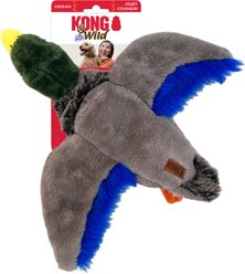 KONG Wild Low Stuff Mallard Tough Squeaky Dog Plush Toy, Multicolor, Medium slide 2 of 4