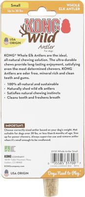 Show full view: KONG Wild Whole Elk Antler Dog Chew, Small slide 8 of 10