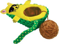 KONG Wrangler AvoCATo Plush Cat Toy with Catnip