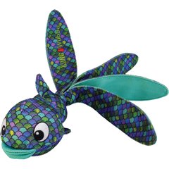KONG Wubba Finz Dog Toy, Blue, Small