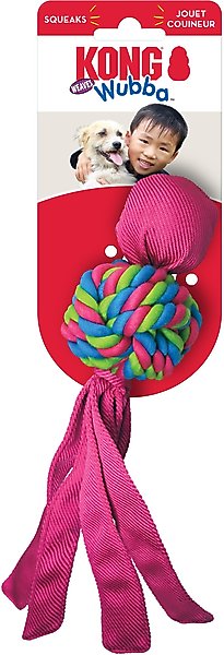 Show full view: KONG Wubba Weave Dog Toy, Color Varies, Small slide 4 of 7