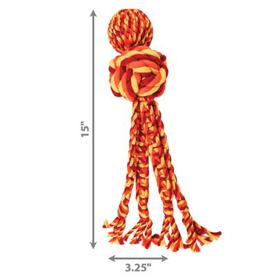 Show full view: KONG Wubba Weaves with Rope Dog Toy, Color Varies, Large slide 2 of 6