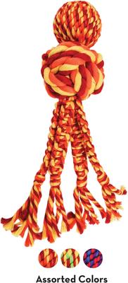 Show full view: KONG Wubba Weaves with Rope Dog Toy, Color Varies, Large slide 4 of 6