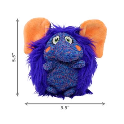 Show full view: KONG ZigWigz Elephant Squeaky Plush Dog Toy, Medium slide 2 of 5