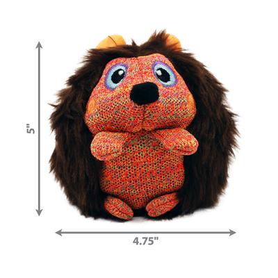 Show full view: KONG ZigWigz Hedgehog Squeaky Plush Dog Toy, Medium slide 2 of 5