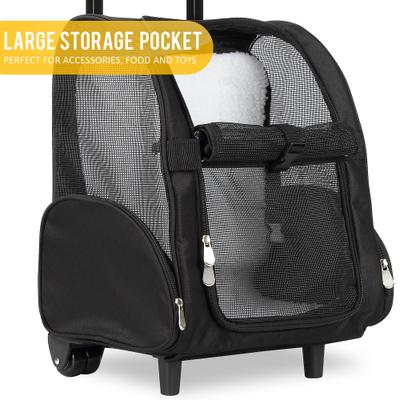 Show full view: KOPEKS Deluxe Backpack Dog & Cat Carrier, Large, Black slide 4 of 7