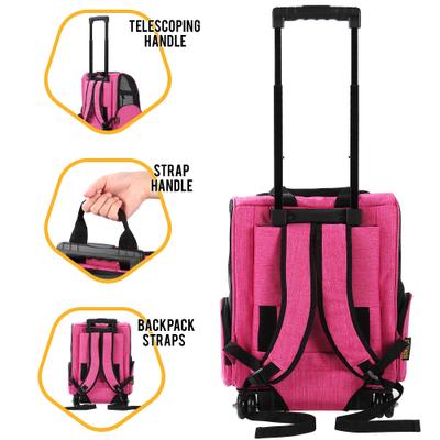 Show full view: KOPEKS Deluxe Backpack Dog & Cat Carrier, Large, Pink slide 3 of 7