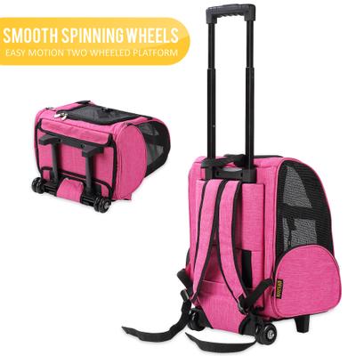Show full view: KOPEKS Deluxe Backpack Dog & Cat Carrier, Large, Pink slide 6 of 7