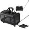 Show in main carousel: KOPEKS Detachable Wheel Dog & Cat Carrier Bag, Black slide 1 of 5