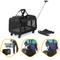 Show in main carousel: KOPEKS Detachable Wheel Dog & Cat Carrier Bag, Black slide 4 of 5