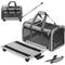 Show in main carousel: KOPEKS Detachable Wheel Dog & Cat Carrier Bag, Grey slide 1 of 5