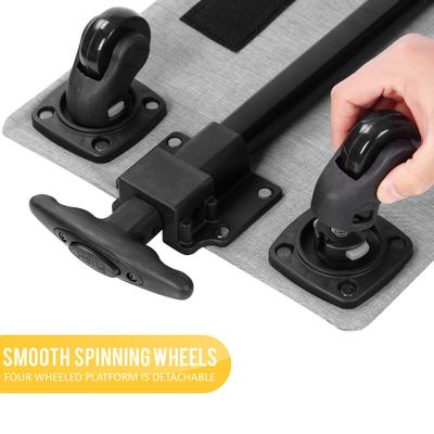 Show full view: KOPEKS Detachable Wheel Dog & Cat Carrier Bag, Grey slide 3 of 5