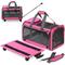 Show in main carousel: KOPEKS Detachable Wheel Dog & Cat Carrier Bag, Pink slide 1 of 6