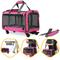 Show in main carousel: KOPEKS Detachable Wheel Dog & Cat Carrier Bag, Pink slide 3 of 6