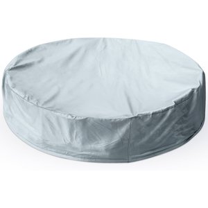 KOPEKS Foldable Plastic Pool Cover, Gray, Large