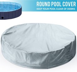 KOPEKS Foldable Plastic Pool Cover, Gray, Large slide 2 of 6