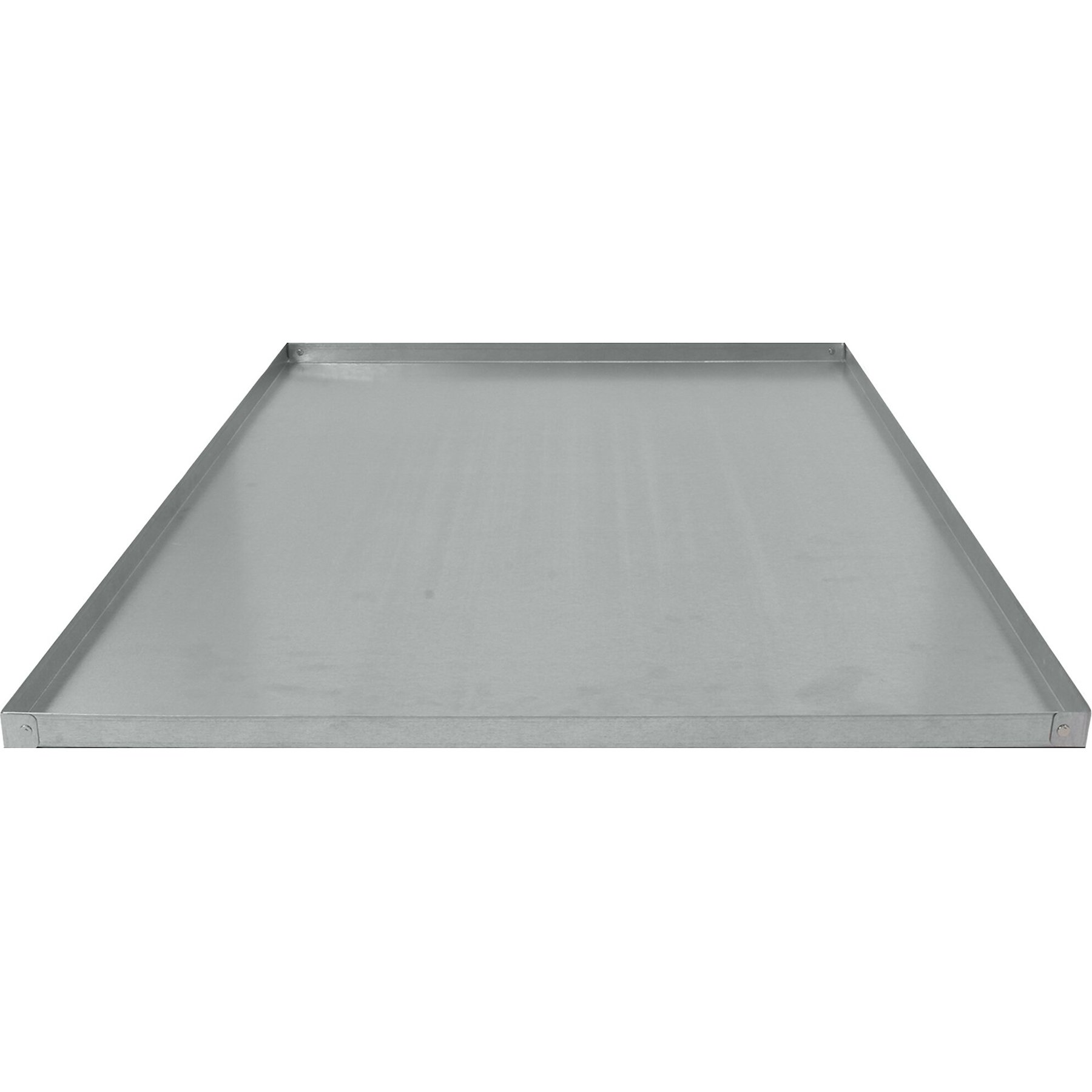 KOPEKS Heavy Duty Multipurpose Replacement Crate Tray, Silver, Large