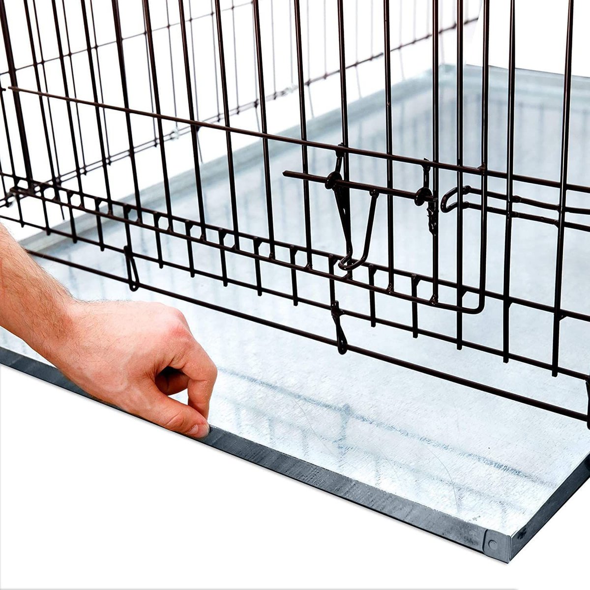 KOPEKS Heavy Duty Multipurpose Steel Replacement Pet Crate Tray, 23.5-in