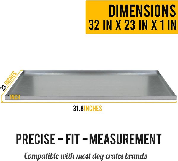 KOPEKS Heavy Duty Multipurpose Steel Replacement Pet Crate Tray