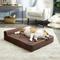 Show in main carousel: KOPEKS Orthopedic Pillow Dog Bed with Removable Cover, Brown, Large slide 1 of 12